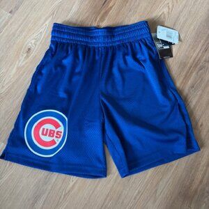 New Era Youth Mesh Lined Chicago Cubs MLB Shorts NWT Small
